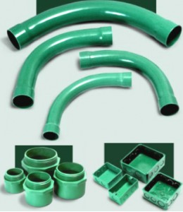 Curva PVC semipesada y pesada desde 1/2 a 4 pulgadas 